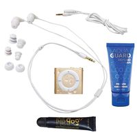 Underwater Audio Swimbuds Waterproof iPod Swimbuds Bundle (Gold)