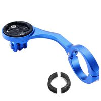 Dymoece Aluminium Alloy Out Front Bicycle Computer Combo Handlebar Mount for Garmin Edge 200 500 510 520 800 810 820 1000 1030 and Gopro Camera,Compatible Handlebar Sizes 31.8mm 25.4mm