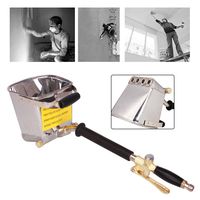Wall Sprayer Stucco Sprayer Plaster Sprayer Cement Mortar Spray Gun Hopper Concrete Stucco Plaster Wall Painting Hand Tool - 4 Jet