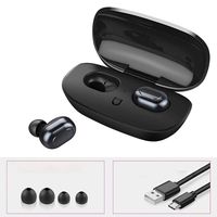 Kindes Wireless Bluetooth HiFi Headset Stereo in-Ear Mini Earphone with Charging Box Headphones