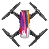 OK-STORE Exclusive Decoration Wrap Sticker Skin for DJI Spark Drone Body Shell, DJI Spark Intelligent Portable Mini Drone Decal Pasting Palm launch Mini Quadcopter Water-resistant PVC Dec Kit 3M Film