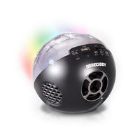 SoundCandy SC3000BKB-BT Crystal Ball Speaker, Black