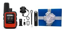 Garmin inReach Mini (Orange) Beat Yesterday Gift Box Bundle | +PlayBetter Portable Charger, Backpack Tether & GPS Tether | Belt, Carabiner Clip | Hiking GPS, Emergency, Weather, Messaging