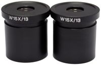 National Optical 615-400 WF15x Eyepiece, For 400, 405, 409, 415, 420/420T, 430, 446, 450, 456 and 460 Microscopes (Pack of 2)
