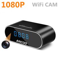 Hidden Camera F2 ANCOO Spy Camera in Clock WiFi Hidden Cameras 1080P Video Recorder Wireless IP Camera for Indoor Home Security Monitor Nanny Cam Night Vision Motion Detection