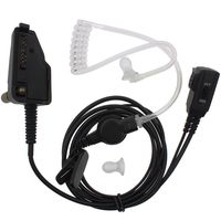 AOER Acoustic Ear Tube Surveillance Kit for Kenwood TK-180 TK-190 TK-280 TK-285 TK-290 TK-380 TK-385 TK-390 TK-480 TK-481 TK-490 TK-2140 TK-2180 TK-3140 TK-3148 TK-3180 TK-2260 TK-3260