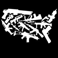 CCI Guns America Three Percenter Gun Rights Decal Vinyl Sticker|Cars Trucks Vans Walls Laptop| White |6.75 x 4.25 in|CCI1419