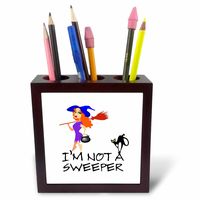 3dRose Colorful Tropical Pineapple Summer Quote Pen Holder (ph_281501_1)