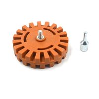 MTMTOOL Heavy Duty Decal Removal Eraser Wheel Tool 3.9" Rubber Eraser Wheel Adhesive Remover