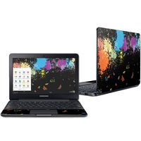 Mightyskins Skin Compatible with Samsung Chromebook 3 11.6" - Splatter | Protective, Durable, and Unique Vinyl Decal Wrap Cover | Easy to Apply, Remove, and Change Styles | Made in The USA