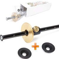 Wheel Marking Gauge woodworking tool set with 2 replacement Cutters, Graduated Inch and mm scale wmg 8''