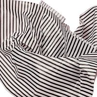 10ct Thin Black Stripes on White Tissue Paper for Gift Wrapping 20"x30" Sheets nfLG -954