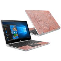 Mightyskins Skin Compatible with Hp Pavilion X360 15.6" (2018) - Pink Marble | Protective, Durable, and Unique Vinyl Decal Wrap Cover | Easy to Apply, Remove, and Change Styles | Made in The USA
