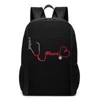 Louise Morrison Gifts For Nurses Nursing Women Men Laptop Travel Backpack College School Bookbag (One Size, Stethoscope Heart Nurse)