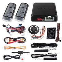 EASYGUARD EC002-V0 PKE Passive keyless Entry car Alarm System auto Start Push Start Button Touch Password keypad Backup keyless go Rolling Code dc12v