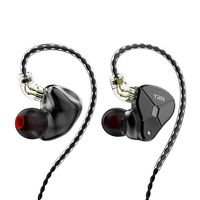 TRN BA5 Earphones Balanced Armature Driver 5BA Yinyoo IEM Earphones Earbuds in Ear Monitor inear Earphones Sport Noise Cancelling Earphones Headphones(Without mic)