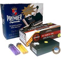 Premier Supermatic Cigarette Rolling Machine+ Free Shargio Tubes, Case & lighters