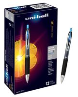 uni-ball 207 Retractable Gel Pens, Medium Point, Blue, Box of 12 - 33951