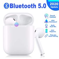 Wireless Earbuds Bluetooth 5.0 Headsets Bluetooth Headphones 3D Stereo IPX5 Waterproof Pop-ups Auto Pairing Fast Charging for Apple of airpods and Airpod Sports Earphone Apple Wireless Earbuds