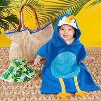 Baby Aspen Tropical Four Piece Gift Set with Raffia Tote for Mom, Boy
