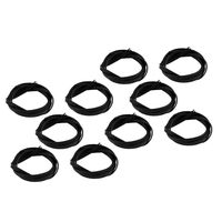 uxcell Nylon Mesh Conduit Flex Expandable Sleeving 3.3Ft Long 6mm Wide 10pcs Black