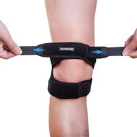 EDTara Knee Support Patella Strap Fully Adjustable Tendon Brace Band Pad for ain Relief for Running,Arthritis,Tennis,Basketball,Tendonitis,Breathable Knee Brace for Summer