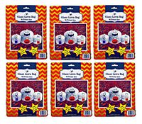 Set of 18 Giant Halloween White Ghost Lawn Bags with Twist Ties in 3 Different Sizes (Set of 18, Ghosts)