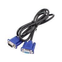 Male to Female 15pin VGA Extension Cable 55 Inch Long for Computer LCD