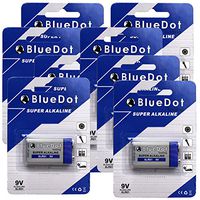BlueDot Trading Heavy Duty 9 Volt Batteries, 8 Count
