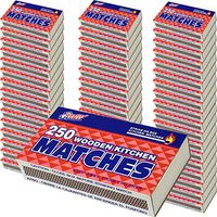 48 Packs Large Matches 250 Count Strike on Box Fire Starter 12000 Matches Lot