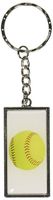 Graphics and More Softball Keychain Ring (K1969)