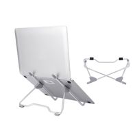 Minimalist Laptop Stand, Foldable, Adjustable Portable Stand Ultralight Support for Laptop/ Notebook/ Tablet, Adjustable Height Width & Angle