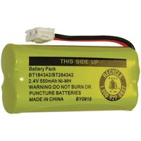 Replacement Battery BT184342 / BT284342 for Many GE/RCA Cordless Telephones (See Description)