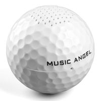 MUSIC ANGEL GMYLE Golf Bluetooth Speakers, Wireless Portable Bluetooth, [Stereo Pairing for Surround Sound] - White