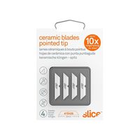 Slice 10408 Replacement Ceramic Blades with Pointed Tip for Slice Cutters, Stays Sharp up to 11x Longer Than Steel Blades