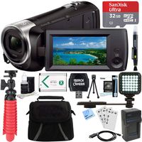 Sony HDR-CX440 Full HD 60p Camcorder + 32GB MicroSDHC Memory Card + NP-BX1 Battery Pack + Accessory Bundle