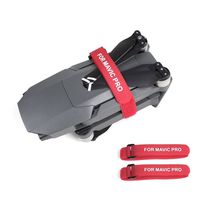 DJI Mavic Pro Fastener, iKNOWTECH 2 PCS Propeller Motor Holder Strap Prop Blade Stabilizer Protector for Drone DJI Mavic Pro Accessories Transport Protection (Red)