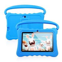 7 inch Kids Tablet PC Android 8.1 OS Learning and Entertaining Tablets for Kids 1GB RAM 16 GB Quad-Core 1.3Hz WiFi Tablet with Soft Shock&Kid-Proof Case (Blue)