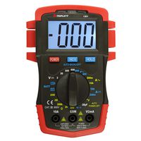 Triplett Compact CAT III 1999 Count Digital Multimeter - AC/DC Voltage, AC/DC Current, Resistance, Temperature, Continuity, and Diode Check (1301)