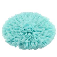 Handcraft Soft Chiffon Round Flower Blanket Newborn Photography Props