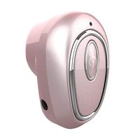 YRD TECH Wireless BT Earphone -Mini Wireless Blueteeth Headphone Stereo Earbud Headset Earphone Mini Wireless Bluetooth Headphone Stereo Earbud Headset Earphone Compatible iPhone (Rose Gold)