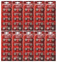 100 Pack LOOPACELL LR44 AG13 357 Button-Cell Batteries