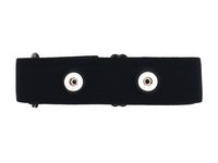 Bestart Universal Replacement Heart Rate Monitor Soft Strap for Garmin Polar Wahoo (Black)