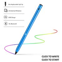 Adjustable Active Stylus, 1.9mm fine Nib for Precise Writing/Drawing of Most iOS/Android/Windows Touchscreen Smartphones, Tablets and laptops (Blue)