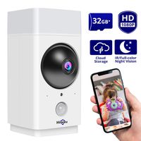 Hiseeu 1080P Wireless Security Camera ptz Indoor WiFi Camera Pet camera Baby monitor Infrared/full-color night vision, Two-Way Audio, Works with Alex