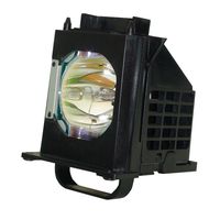 AuraBeam Economy 915B403001 Replacement Lamp with Housing for Mitsubishi TV WD-60735, WD-60737, WD-65737, WD-73737, WD-82837, WD-73735, WD-82737, WD-65736