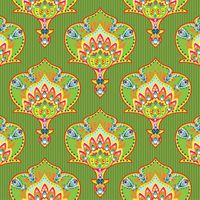Paper Luncheon Napkins India Green Ethnic Pattern 2x20pcs