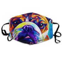 Bulldog Dust Mask,Washable and Reusable Cleaning Gardening Outdoor Activities Warm Windproof Mask