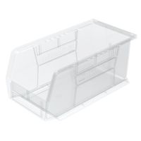 Akro-Mils 30230 Plastic Storage Stacking AkroBin, 11-Inch by 5-Inch by 5-Inch, Clear, Case of 12