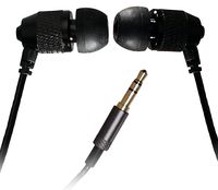 Short Buds - 15" Cord Stereo Earbuds with Nylon-Reinforced Cords for Clip-on Music Players